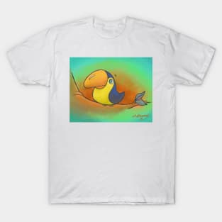 Baby Bird Smiling in the Jungle! T-Shirt